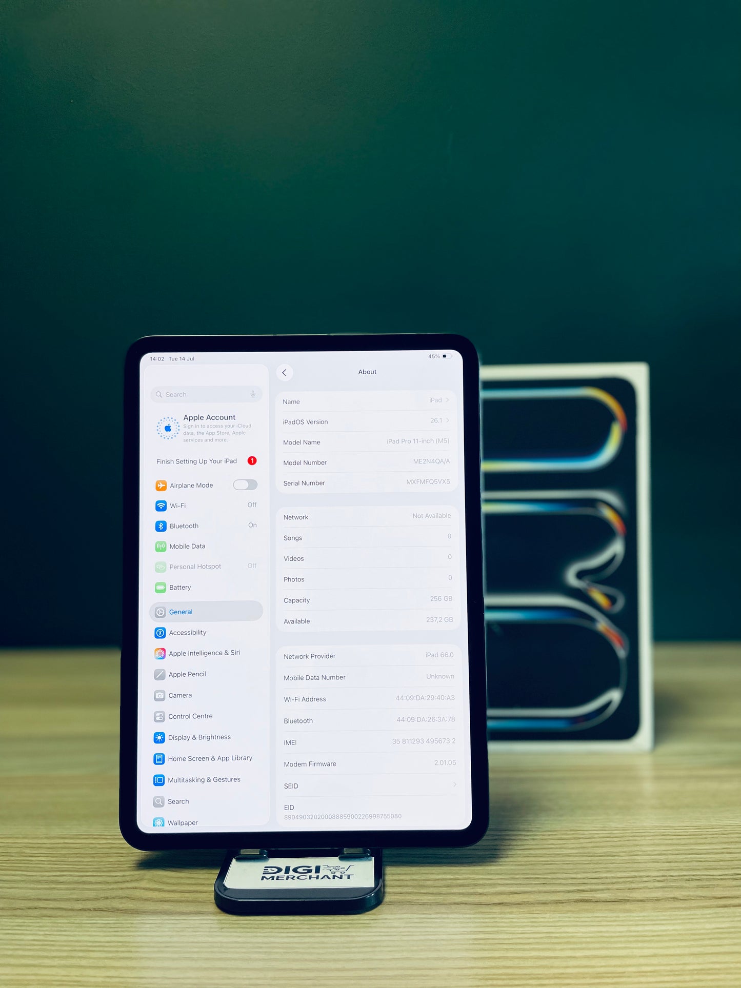 iPad Pro 11-inch M5 | Wi-Fi + Cellular | 256gb - Space Black (Pre-owned | A-Grade Pristine)