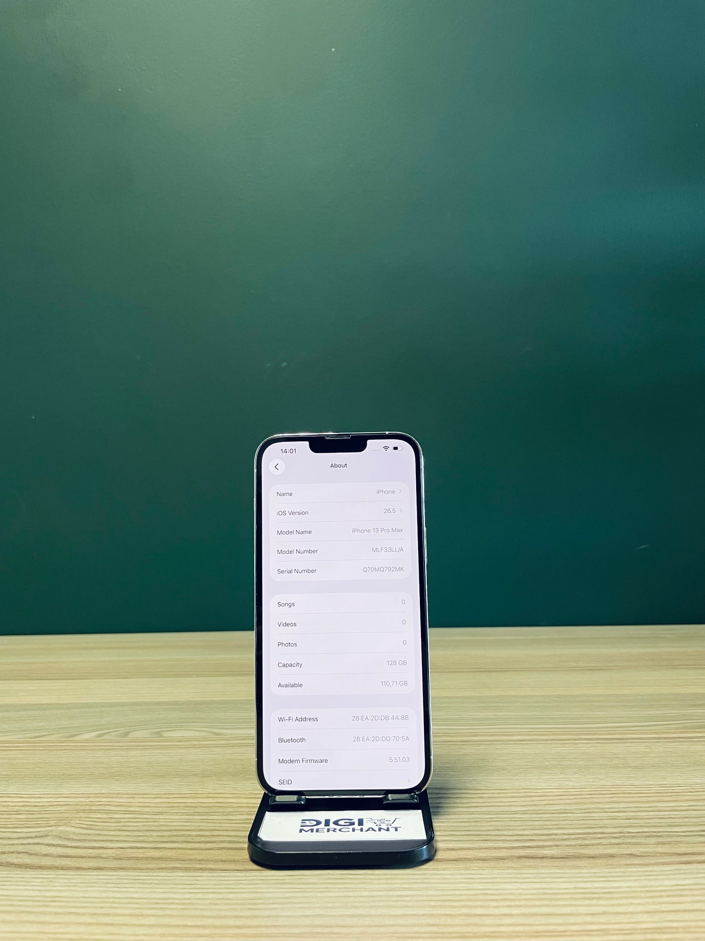 iPhone 13 Pro Max 128GB - Silver (Pre-owned | B-Grade)
