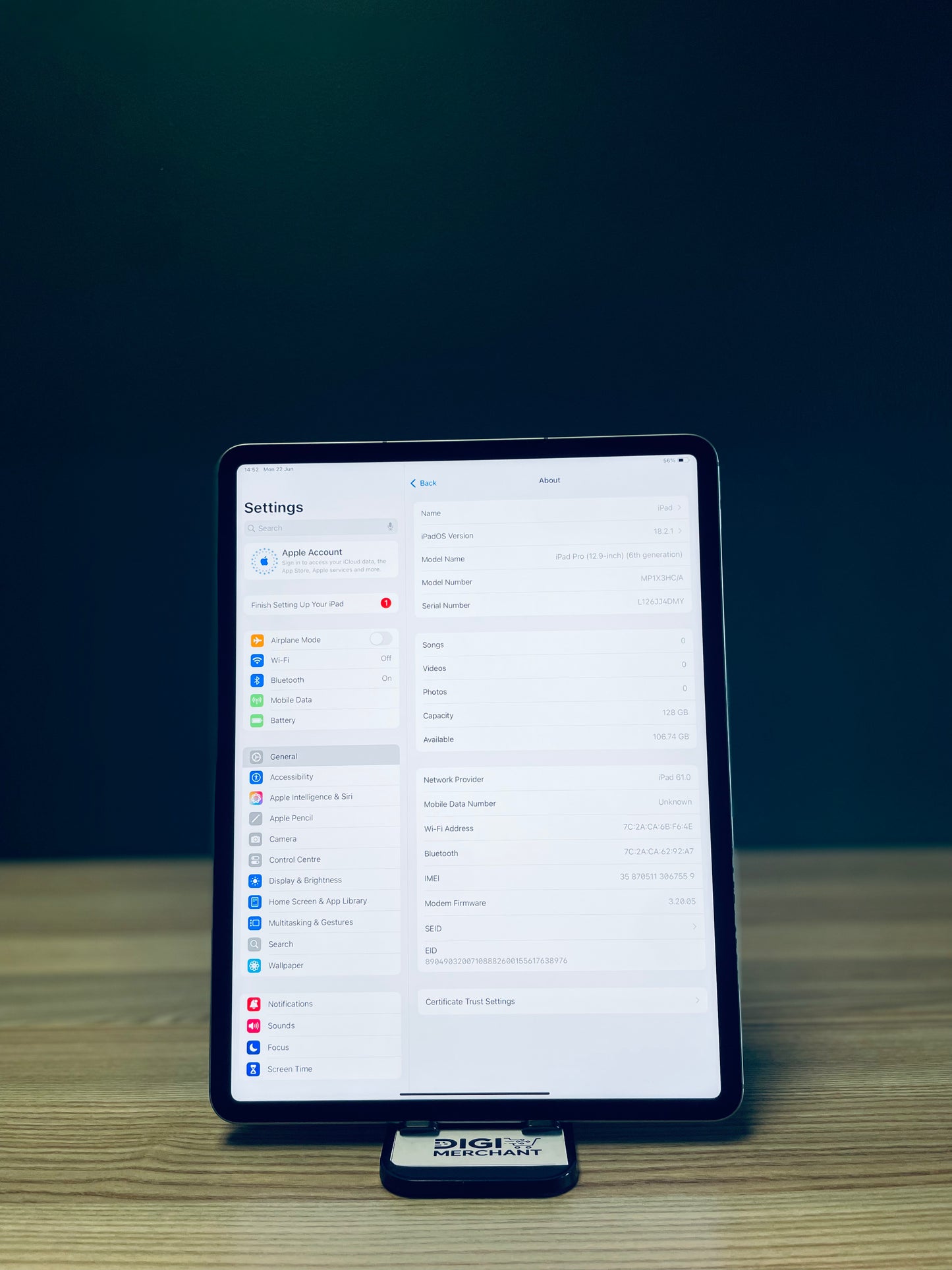 iPad Pro 12.9-inch M2 | Wi-Fi + Cellular | 128gb - Space Grey (Pre-owned | B-Grade)