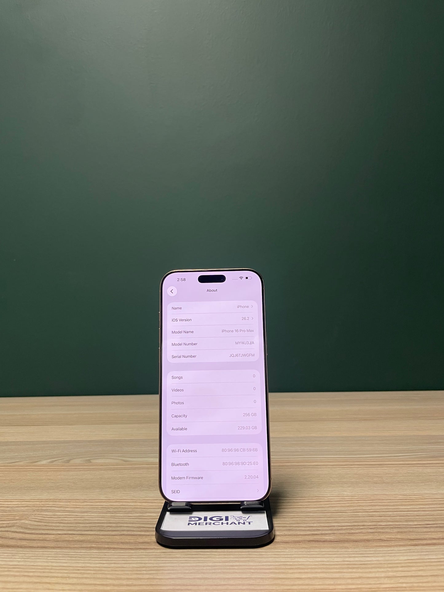 iPhone 16 Pro Max 256GB - Desert Titanium (Pre-owned | A-Grade)