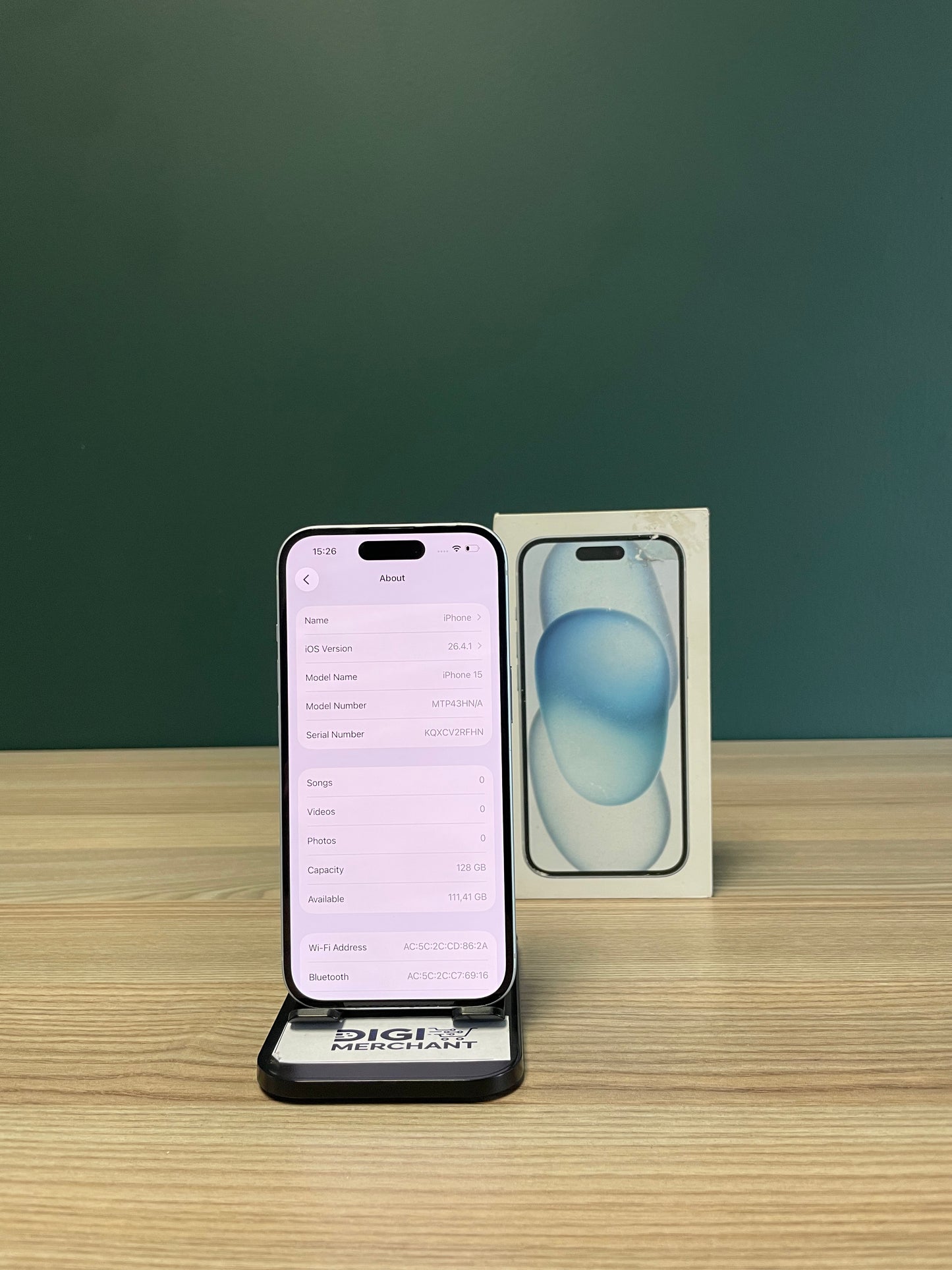 iPhone 15 128GB - Blue (Pre-owned | B-Grade)