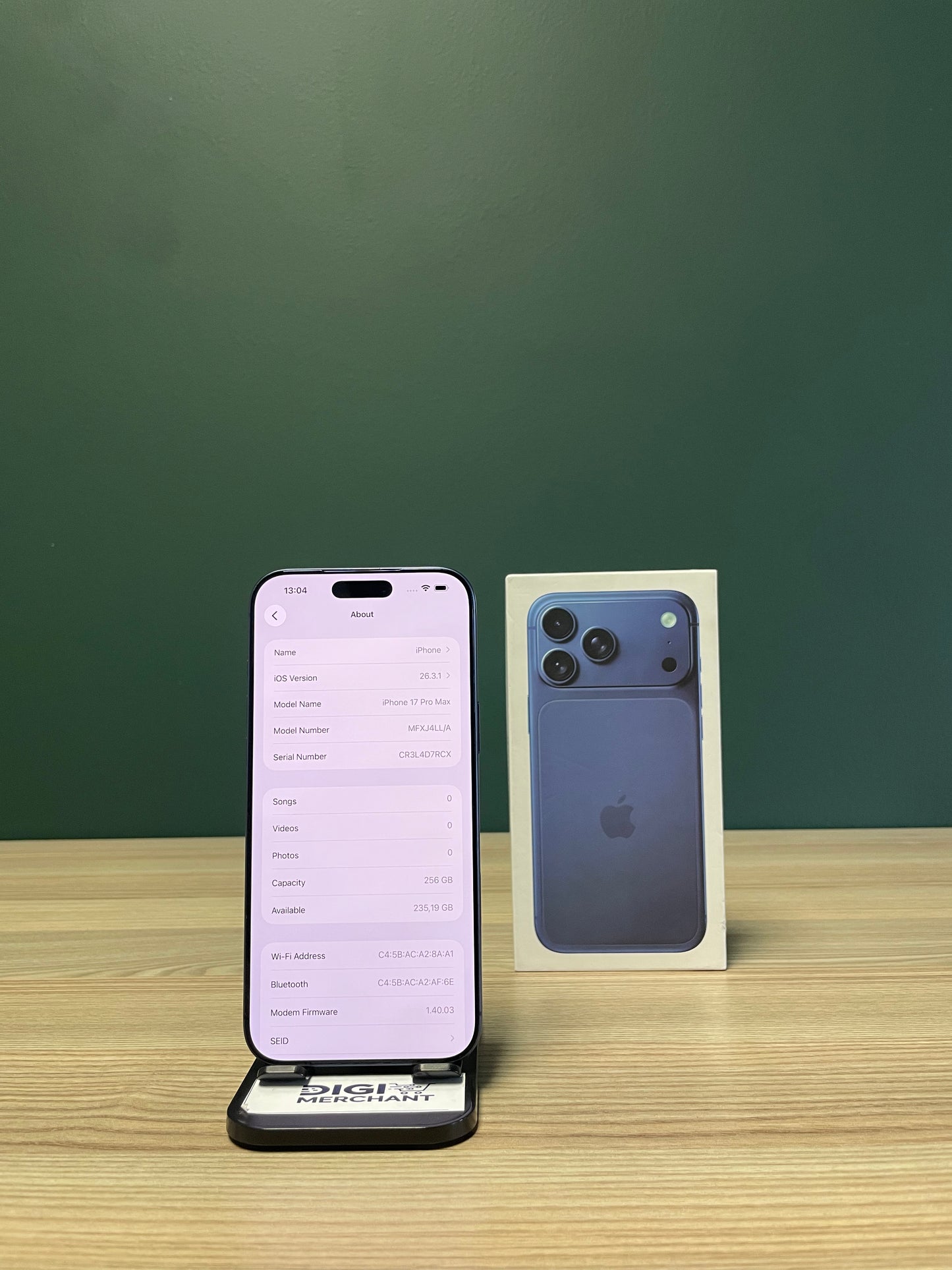 iPhone 17 Pro Max 256GB - Deep Blue eSIM (Pre-owned | A-Grade)