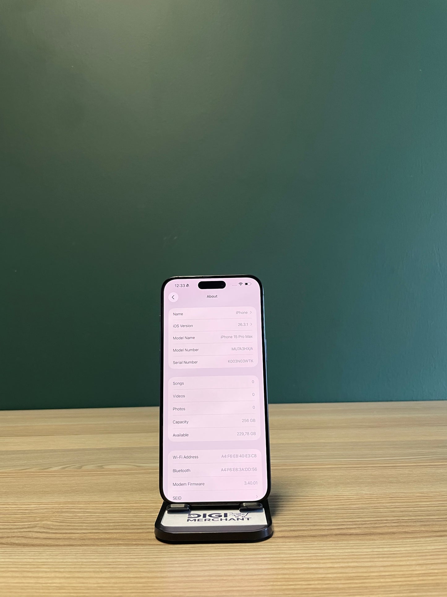 iPhone 15 Pro Max 256GB - Blue Titanium (Pre-owned | A-Grade)