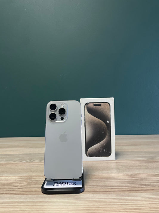 iPhone 15 Pro 128GB - Natural Titanium (Pre-owned | B-Grade)