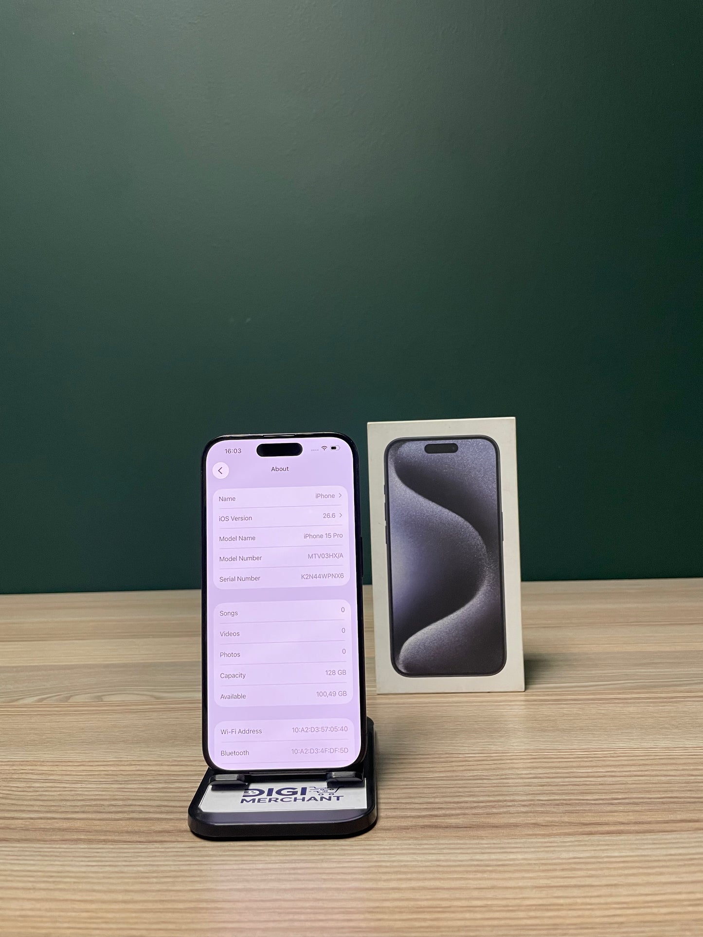 iPhone 15 Pro 128GB - Blue Titanium (Pre-owned | B-Grade)
