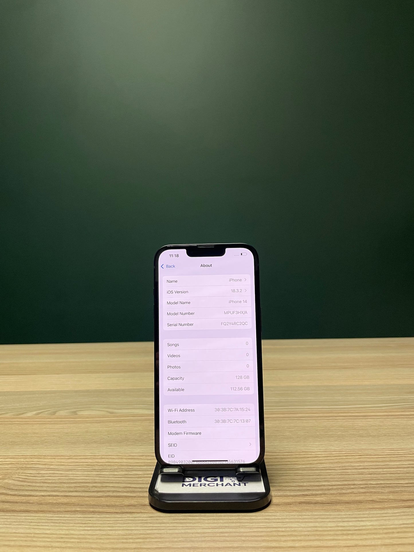 iPhone 14 128GB - Midnight (Pre-owned | A-Grade Pristine)