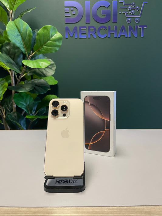 Apple iPhone 16 Pro 128GB - Desert Titanium (Pre-owned | Pristine)