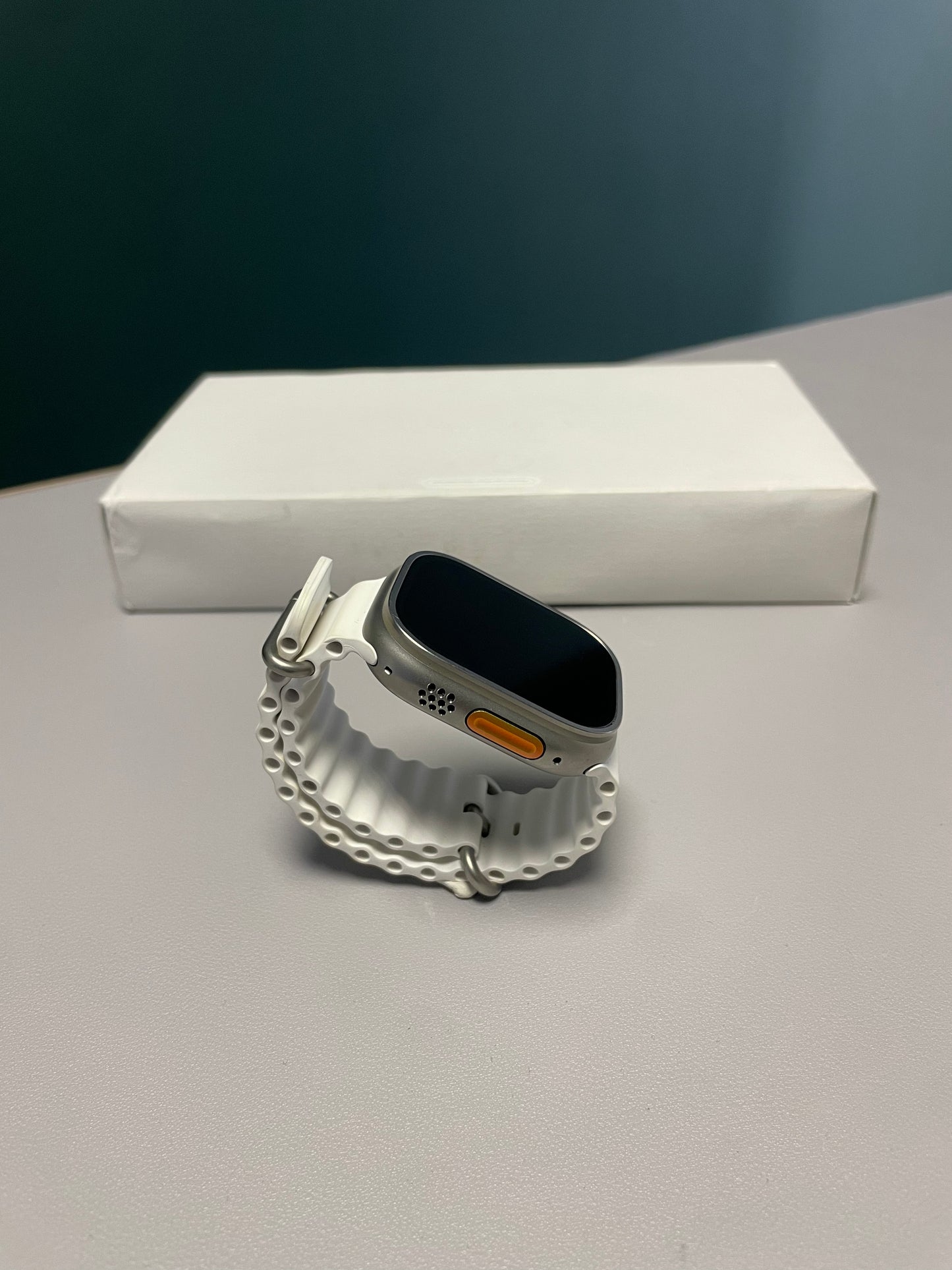 Apple Watch Ultra 2 Titanium Case With White Ocean Band (Pre-owned | Pristine)