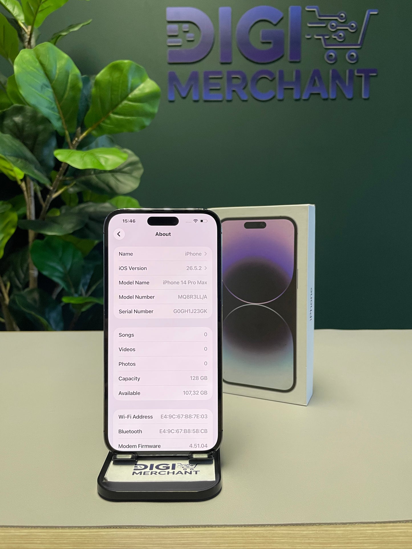 Apple iPhone 14 Pro Max 128GB - Deep Purple (Pre-owned | A-Grade)