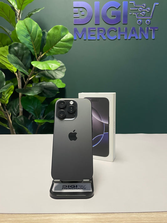 iPhone 16 Pro 256GB - Black Titanium (Pre-owned | Pristine)