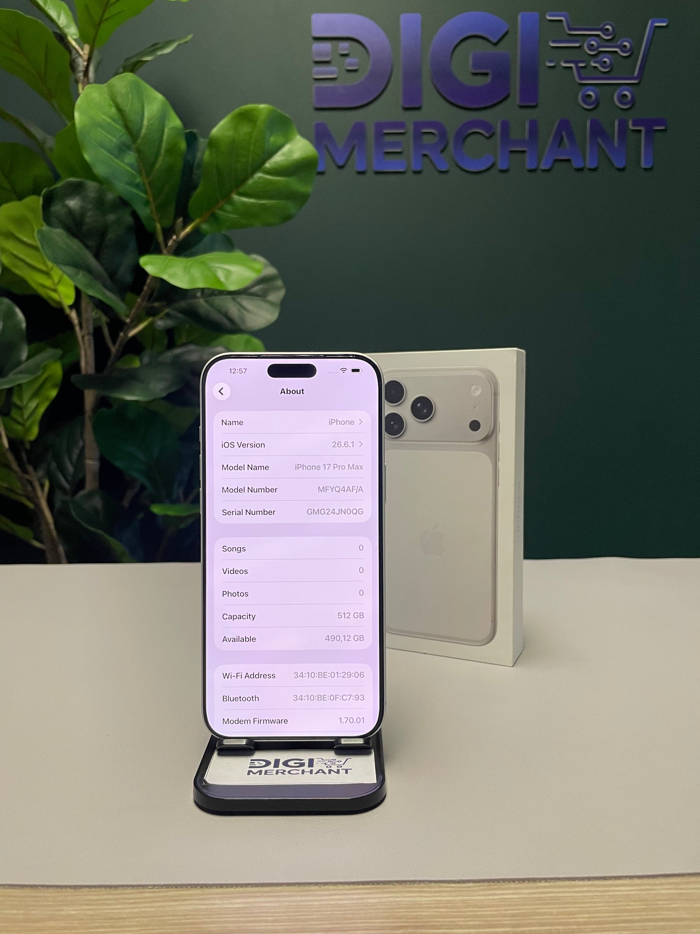 iPhone 17 Pro Max 512GB - Silver (Pre-owned | Pristine)