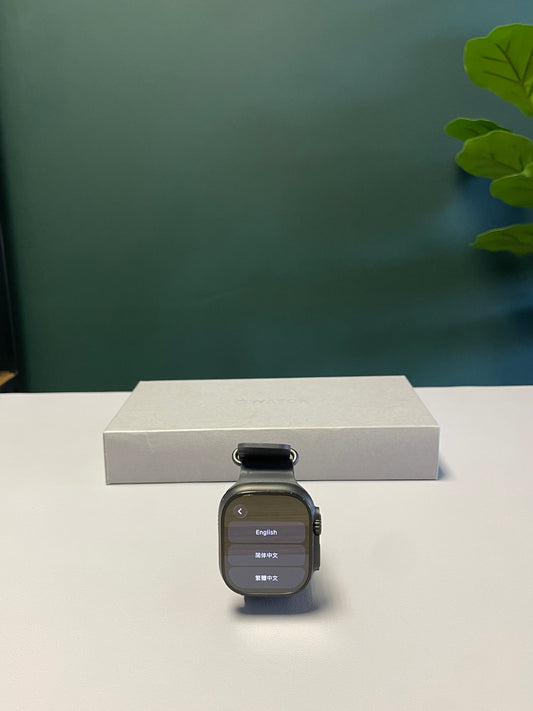 Apple Watch Ultra 3 Black Titanium Case With Black Ocean Band (Pre-owned | B-Grade)