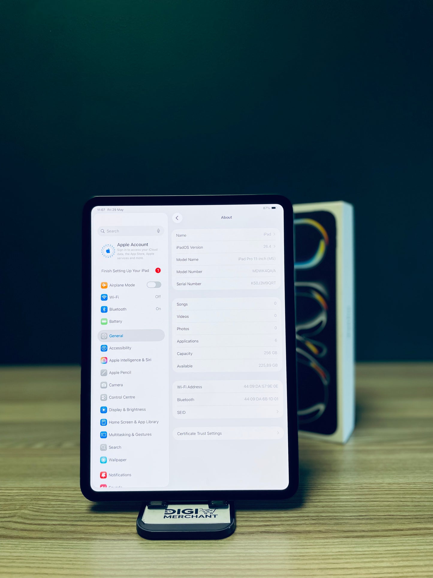 iPad Pro 11-inch M5 | Wi-Fi | 256gb - Space Black (Pre-owned | A-Grade)