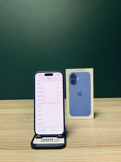 iPhone 16 128GB - Ultramarine (Pre-owned | B-Grade)