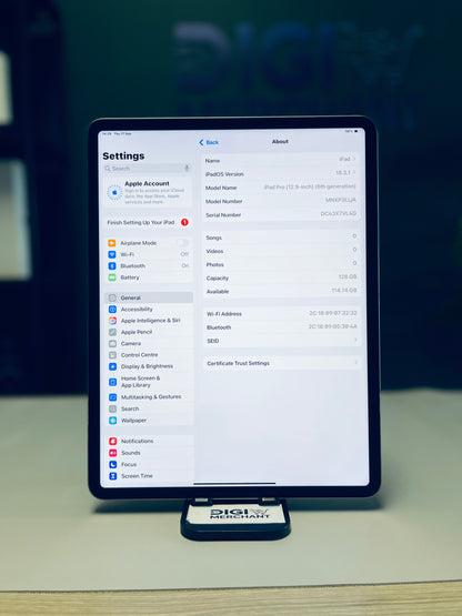 Apple iPad Pro 12.9-inch M2 | Wi-Fi | 128gb - Space Grey (Pre-owned | A-Grade)