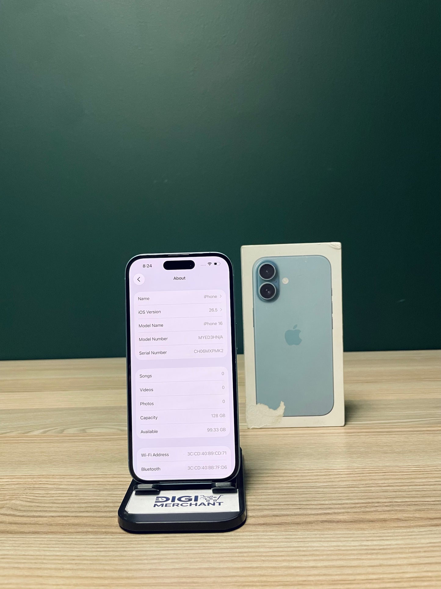 iPhone 16 128GB - Teal (Pre-owned | B-Grade)