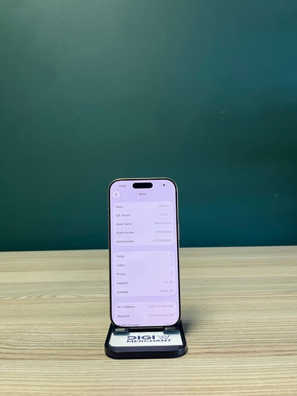 iPhone 16 Pro 128GB - Desert Titanium (Pre-owned | A-Grade)
