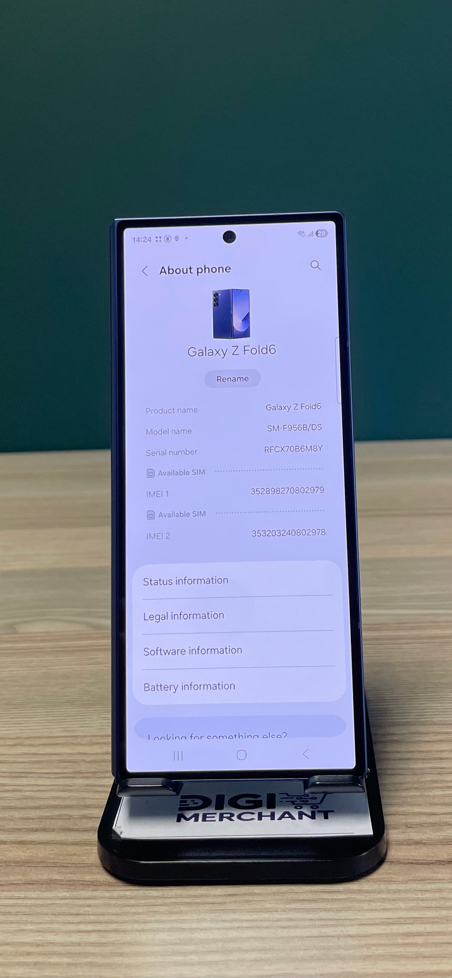 Samsung Galaxy Z Fold 6 256GB Navy (Pre-owned)