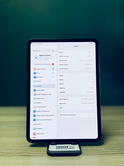 iPad Pro 11-inch M5 | Wi-Fi | 256gb - Space Black (Pre-owned | B-Grade)