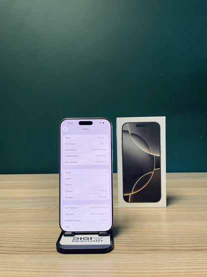 iPhone 16 Pro Max 256GB - Natural Titanium (Pre-owned | B-Grade)