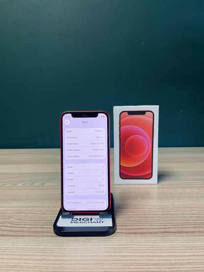 iPhone 12 Mini 64GB - Red (Pre-owned | A-Grade Pristine)