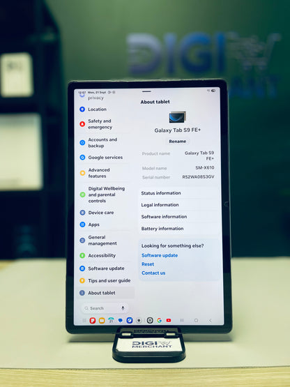 Samsung Galaxy Tab S9 FE+ Gray (Pre-owned | A-Grade Pristine)