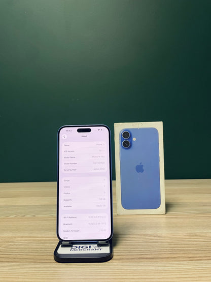 iPhone 16 Plus 128GB - Ultramarine (Pre-owned | B-Grade)