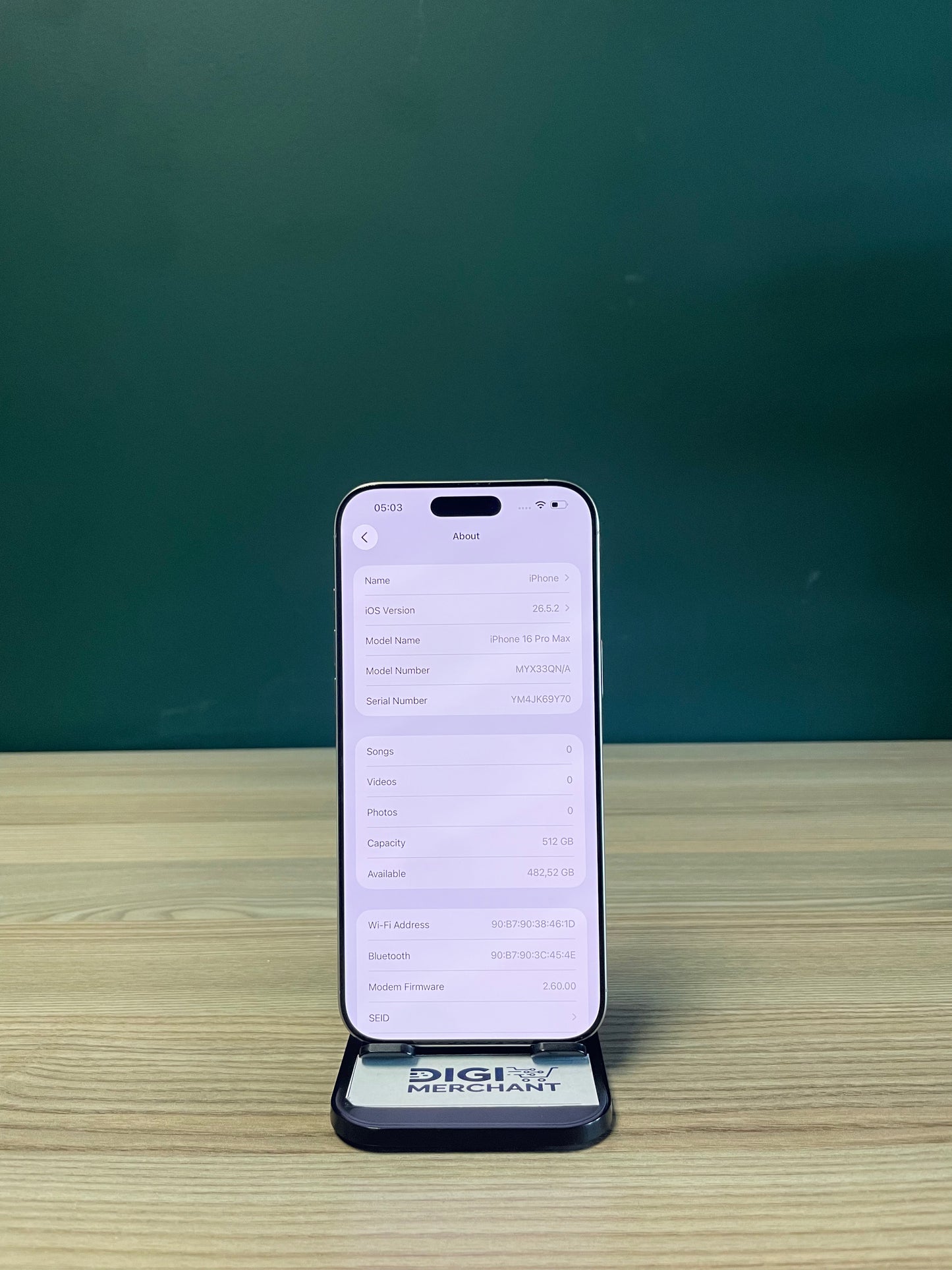 iPhone 16 Pro Max 512GB - Natural Titanium (Pre-owned | A-Grade)