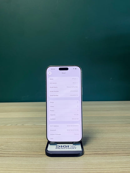 iPhone 16 Pro Max 512GB - Natural Titanium (Pre-owned | A-Grade)