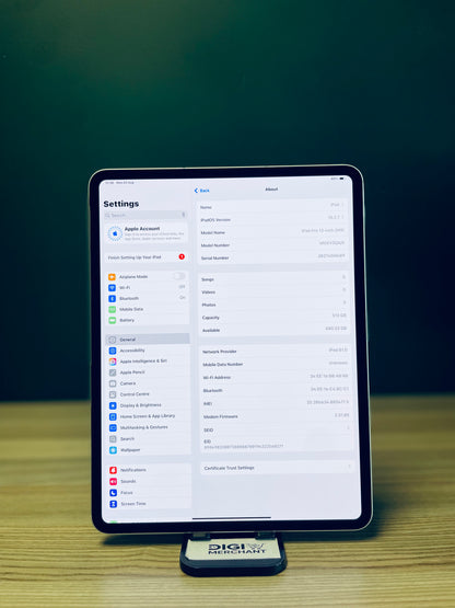 iPad Pro 13-inch M4 | Wi-Fi + Cellular | 512gb - Silver (Pre-owned | A-Grade)