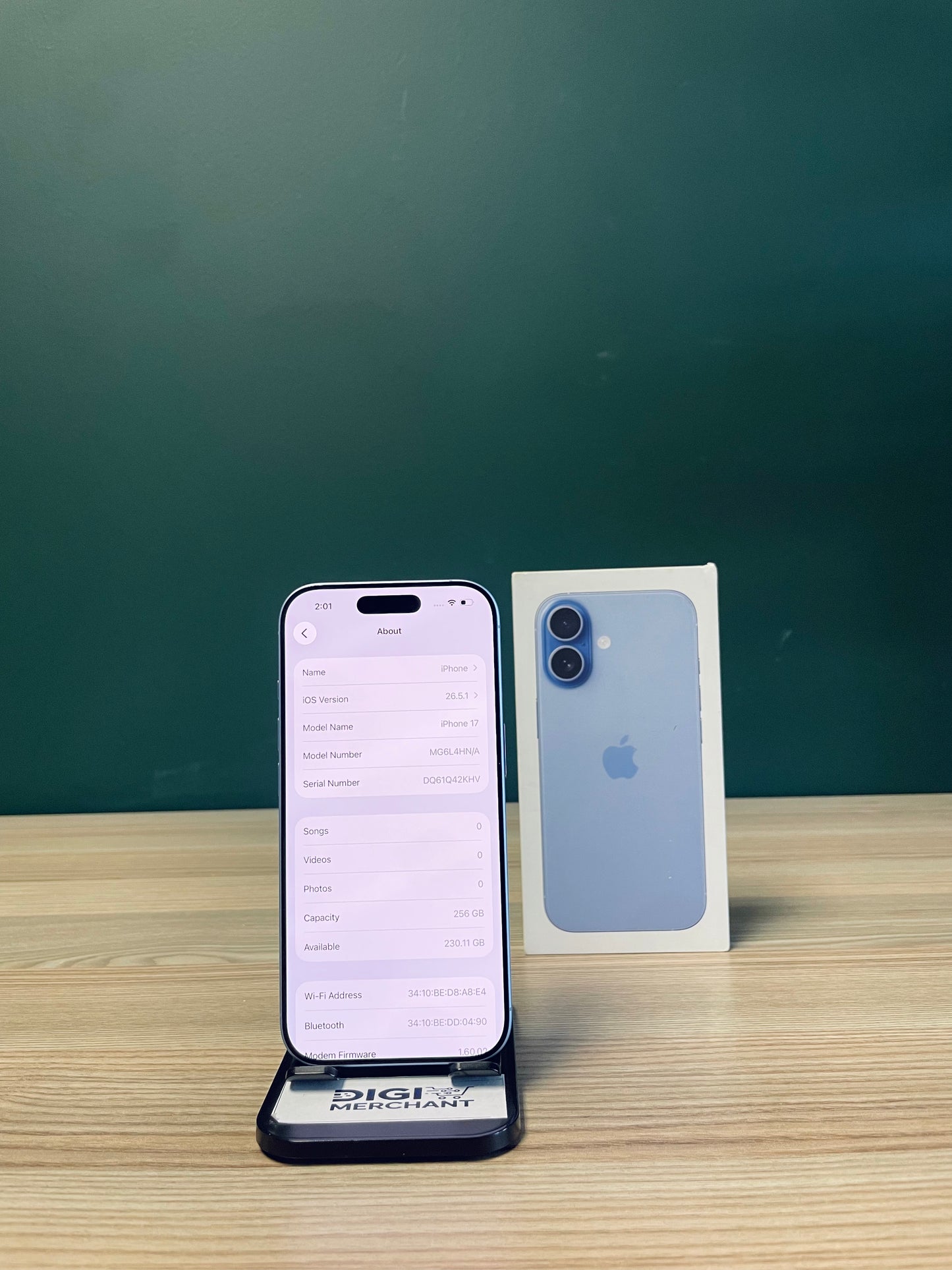 iPhone 17 256GB - Mist Blue (Pre-owned | B-Grade)
