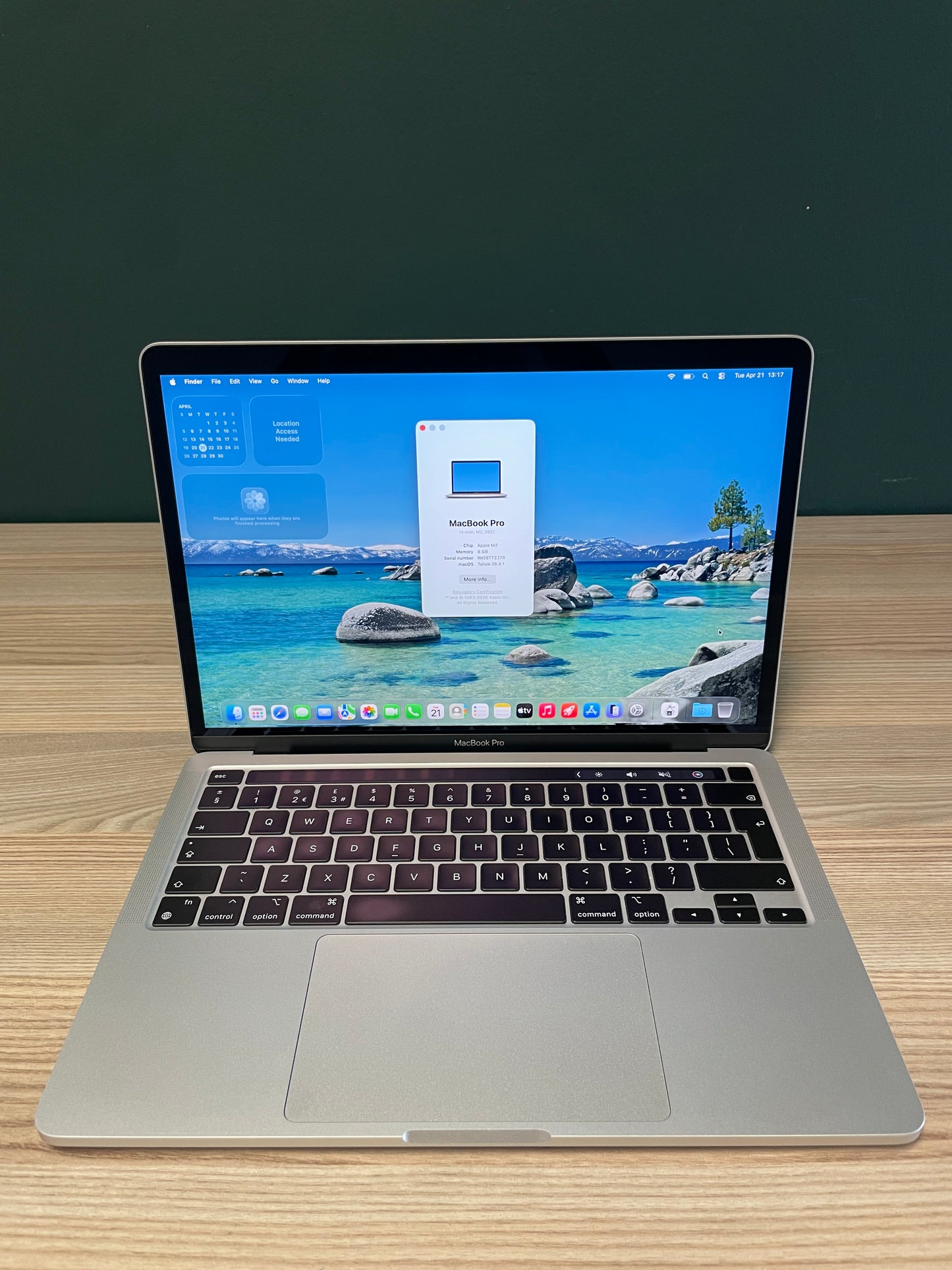 MacBook Pro 13-inch | M2 Chip | 256GB - Silver (Pre-owned | B-Grade)