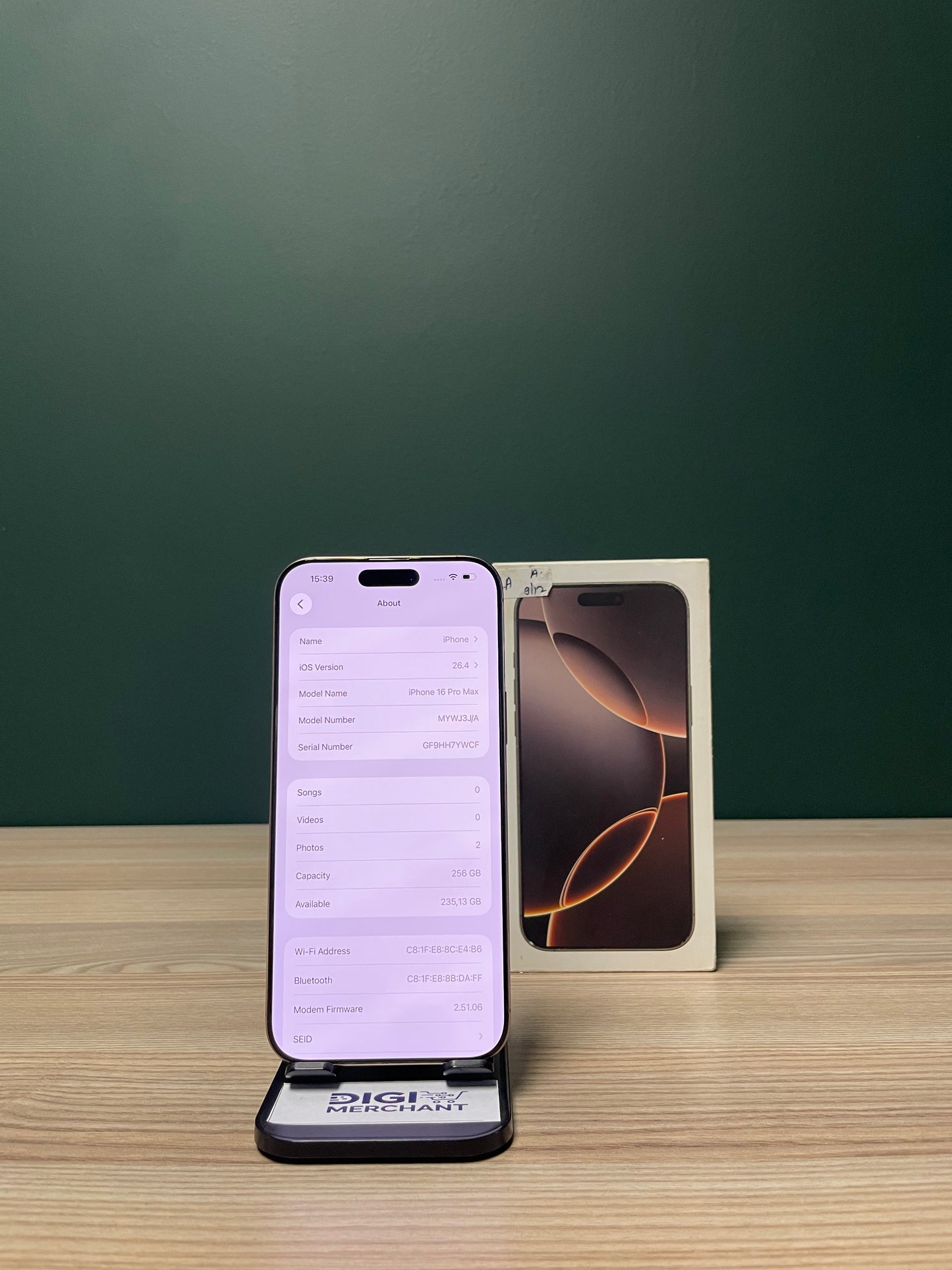 iPhone 16 Pro Max 256GB - Desert Titanium (Pre-owned | A-Grade)