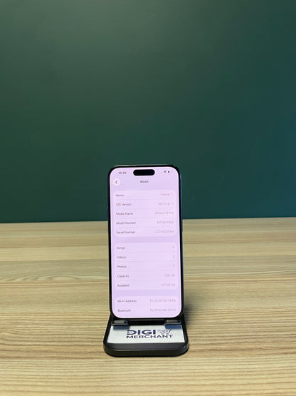 iPhone 15 Pro 256GB - Blue Titanium (Pre-owned | B-Grade)