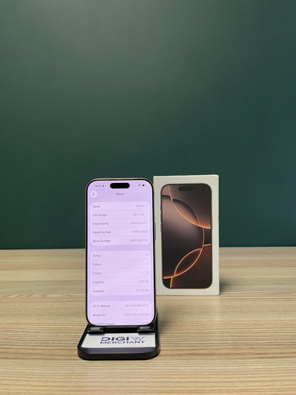 iPhone 16 Pro 128GB - Desert Titanium (Pre-owned | A-Grade)