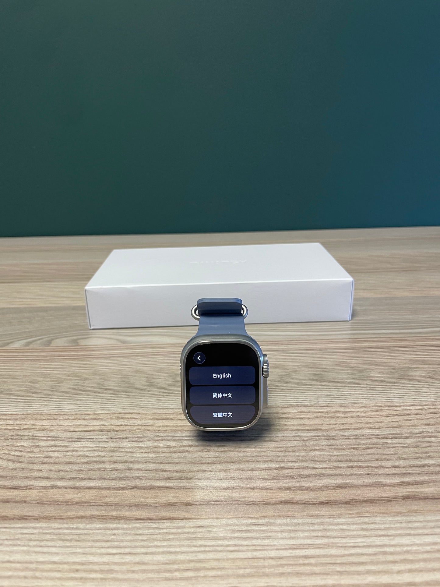 Apple Watch Ultra 3 Natural Titanium Case With Anchor Ocean Band (Pre-owned | A-Grade)