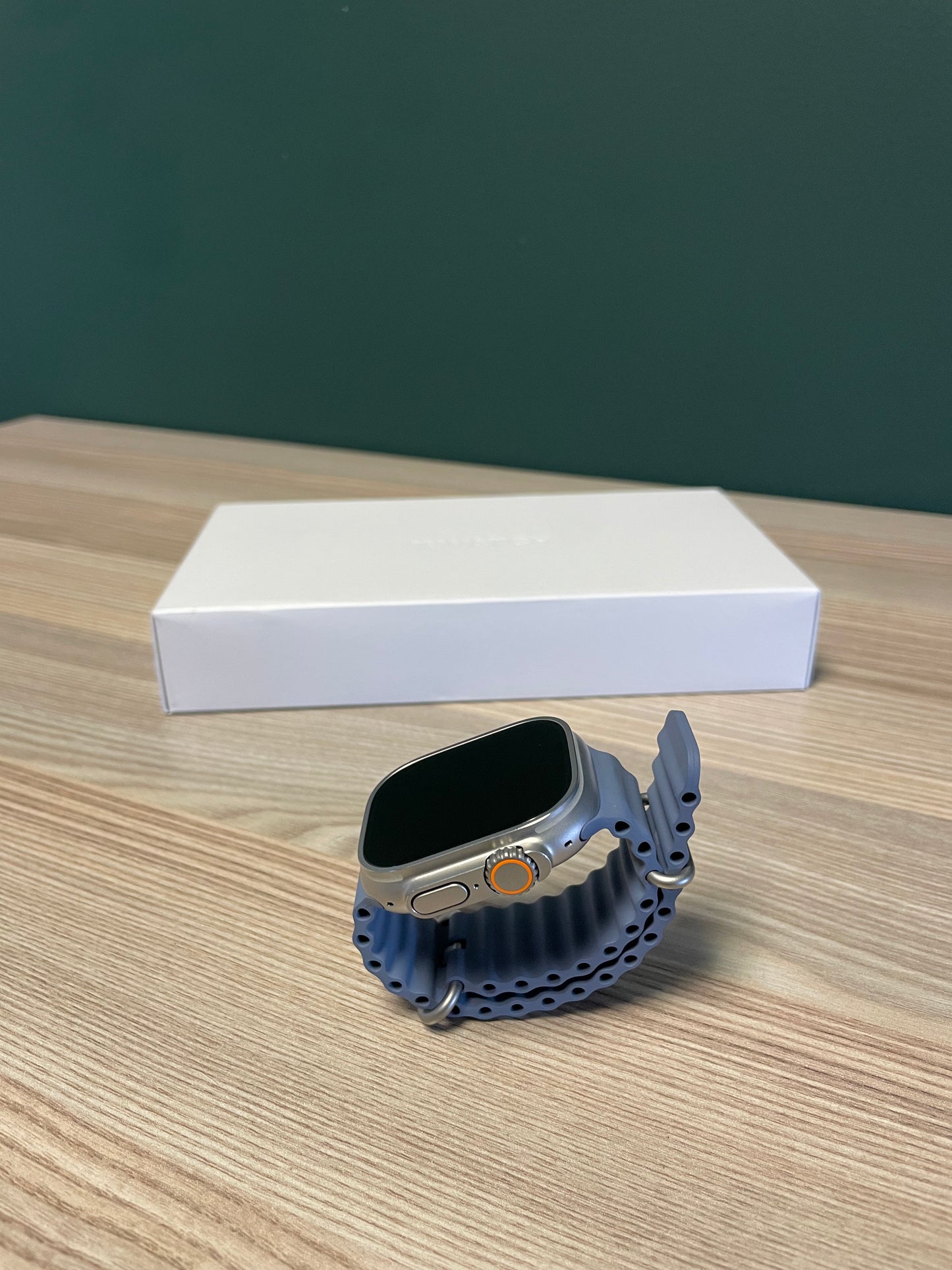 Apple Watch Ultra 3 Natural Titanium Case With Anchor Ocean Band (Pre-owned | A-Grade)
