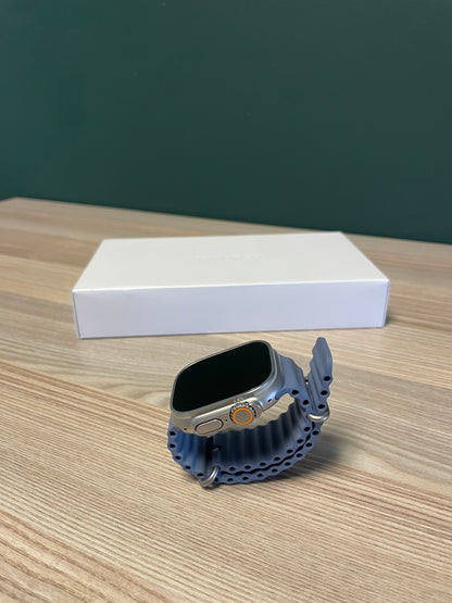 Apple Watch Ultra 3 Natural Titanium Case With Anchor Ocean Band (Pre-owned | A-Grade)
