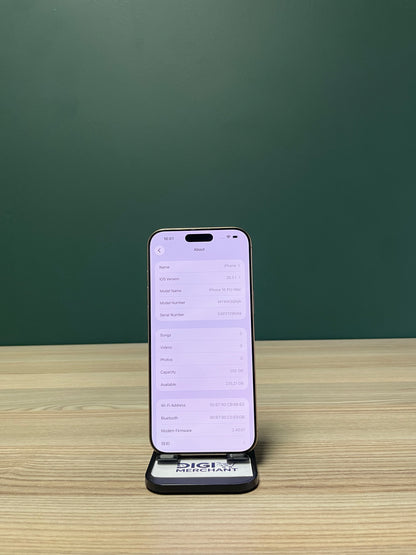 iPhone 16 Pro Max 256GB - Desert Titanium (Pre-owned | B-Grade)