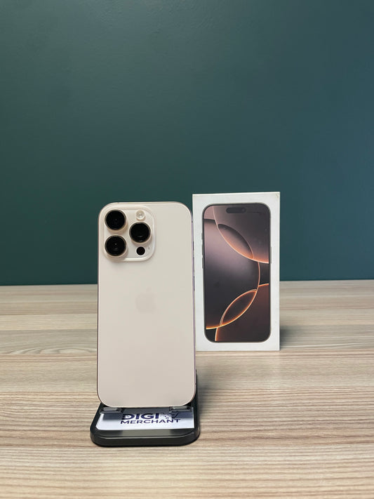 iPhone 16 Pro 128GB - Desert Titanium (Pre-owned | A-Grade)