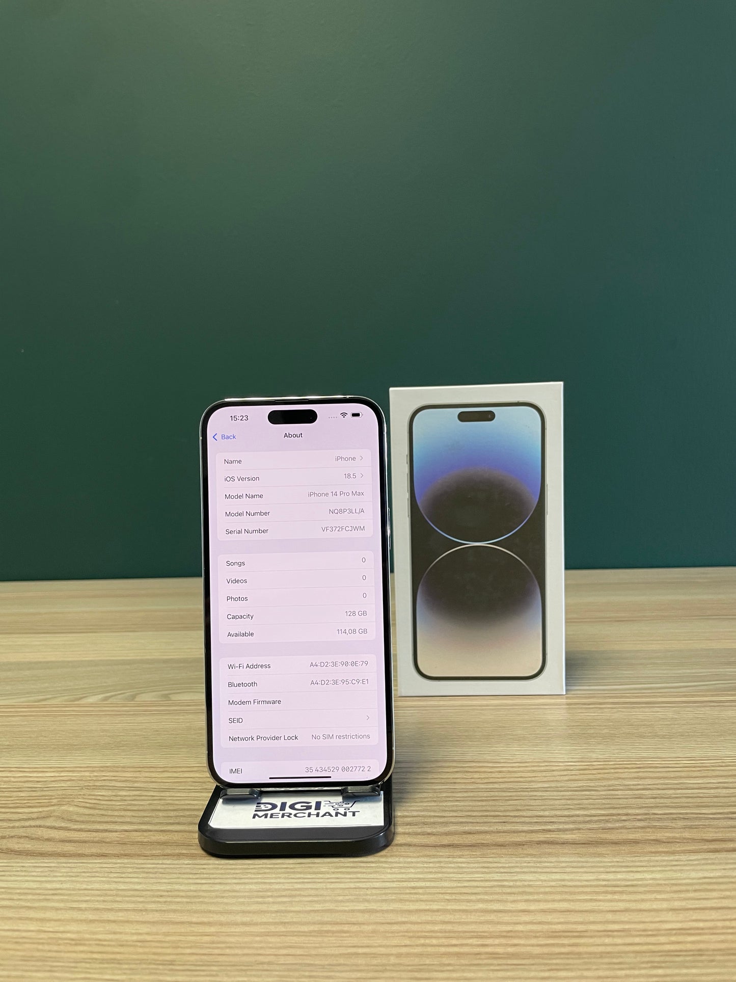 iPhone 14 Pro Max 128GB - Silver (Pre-owned | A-Grade)