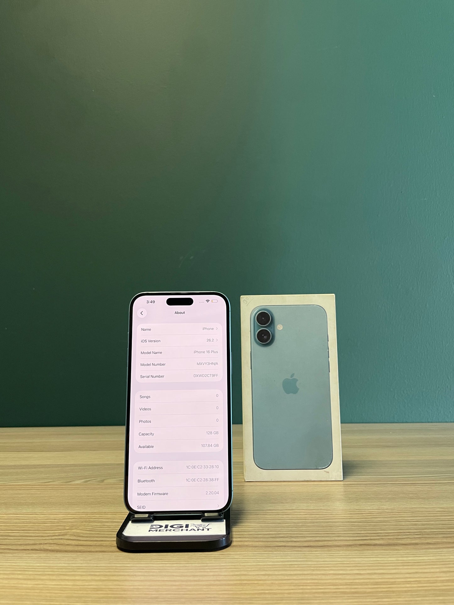 iPhone 16 Plus 128GB - Teal (Pre-owned | B-Grade)