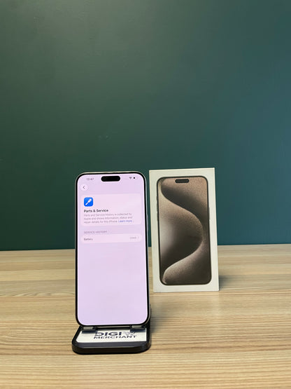 iPhone 15 Pro Max 256GB - Natural Titanium (Pre-owned | B-Grade)