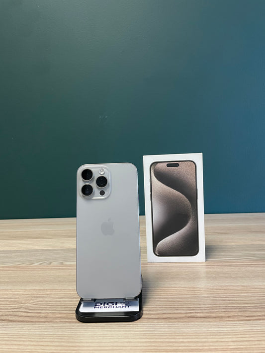 iPhone 15 Pro Max 256GB - Natural Titanium (Pre-owned | B-Grade)