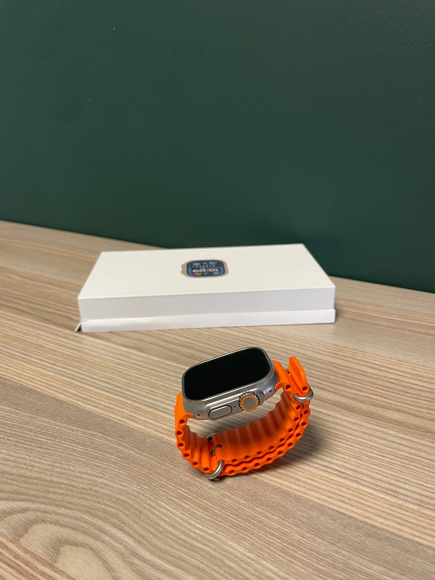 Apple Watch Ultra 2 Titanium Case With Orange Ocean Band (Pre-owned | B-Grade)