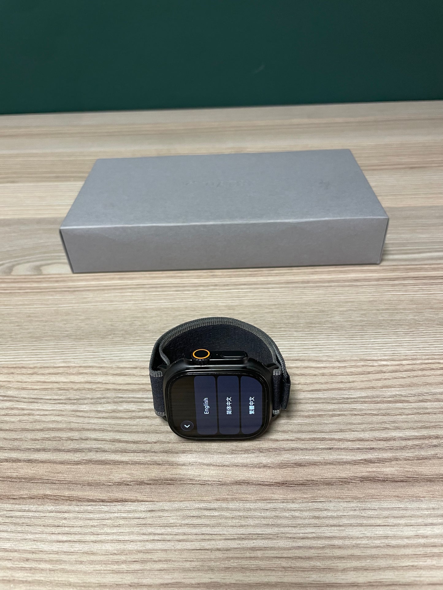Apple Watch Ultra 3 Black Titanium Case With Black Trail Loop (Pre-owned | A-Grade)