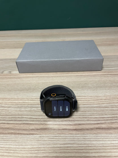 Apple Watch Ultra 3 Black Titanium Case With Black Trail Loop (Pre-owned | A-Grade)