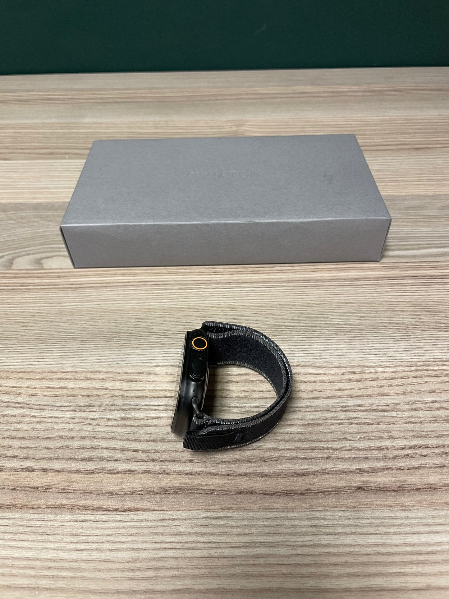 Apple Watch Ultra 3 Black Titanium Case With Black Trail Loop (Pre-owned | A-Grade)