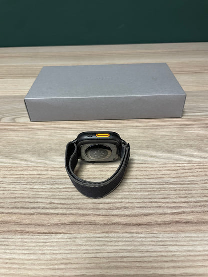 Apple Watch Ultra 3 Black Titanium Case With Black Trail Loop (Pre-owned | A-Grade)