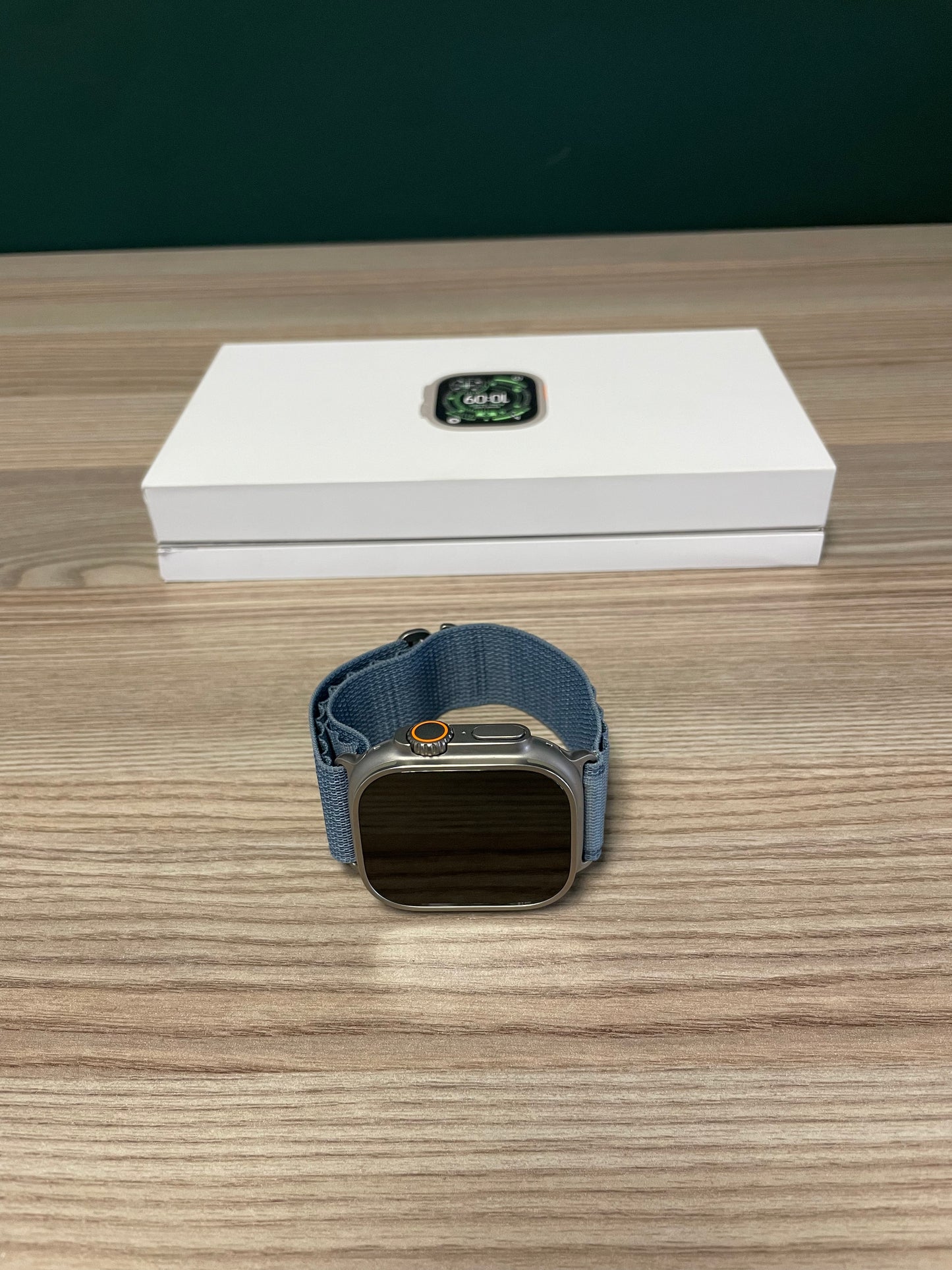 Apple Watch Ultra 3 Natural Titanium Case With Blue Alpine Loop (Pre-owned | A-Grade)